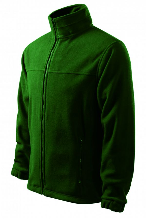 Mikina fleece pánská lahvově zelená 501 vel. L - Obrázek Mikina fleece pánská lahvově zelená 501 vel. L - Obrázek